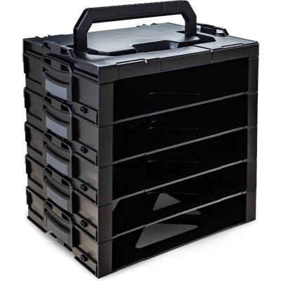 Afbeelding van Sortimo i BOXX Rack 6100000339 Gereedschapskist (leeg) ABS Zwart