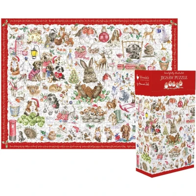 Afbeelding van Wrendale Designs Puzzel Country Christmas