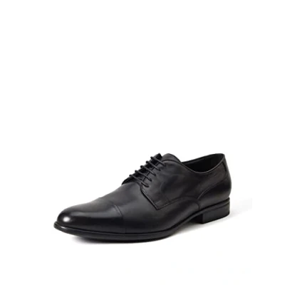 Afbeelding van Geox Iacopo Veterschoenen, Heren, Maat: 44, Black Leer