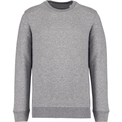 Afbeelding van Native Spirit Ecologische uniseks sweater met ronde hals NS400 Moon Grey Heather