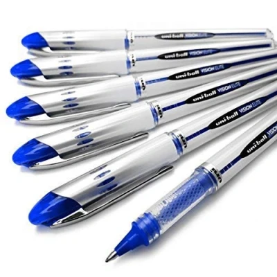 Afbeelding van Uni Ball Vision Elite UB 200 Balpen, vloeibare inkt, 6 stuks