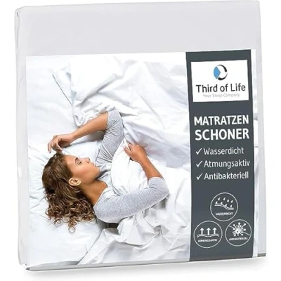 Afbeelding van Matrasbeschermer 180 x 200 cm waterdicht Ademend topmatras Anti mijt matrashoes Waterdichte topper matrasbeschermhoes Hygiënische 180x200