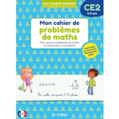 Afbeelding van MON CAHIER DE PROBLEMES MATHS CE2