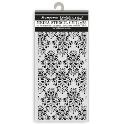 Afbeelding van Stamperia Golden Harmony Thick Stencil 12x25cm Wallpaper (KSTDL103)