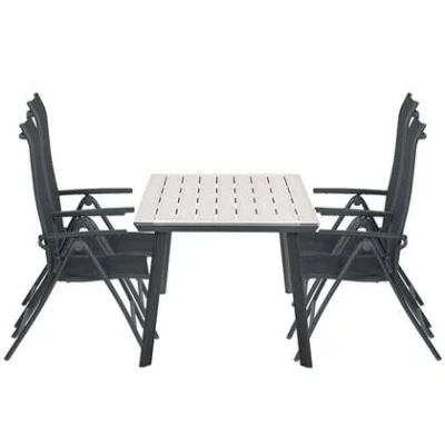 Afbeelding van Garden Impressions Santos tuinset 5 delig Penedo tuintafel 160x90 cm