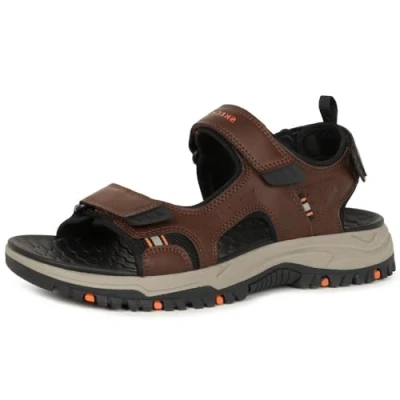 Afbeelding van Skechers Prewitt heren sandaal Bruin Maat 45