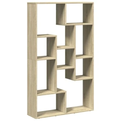 Afbeelding van vidaXL Boekenkast 72x20x120 cm bewerkt hout sonoma eikenkleurig