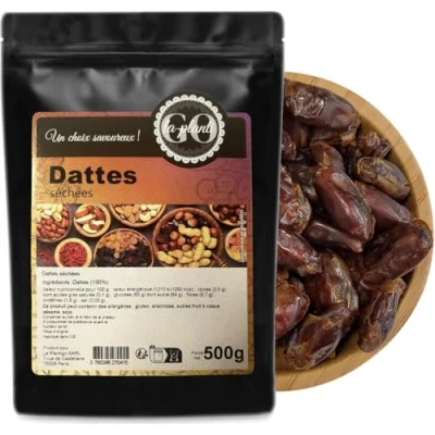 Afbeelding van Gedroogde dadels 500 g LA PLANTIGO