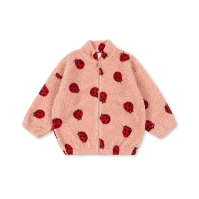 Afbeelding van Konges Slojd Jody Teddy Jacket Ladybug Pink