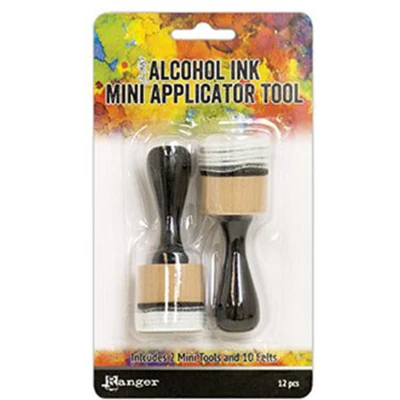Afbeelding van Ranger Alcohol Ink Mini Applicator Tool (2pc/10 Felts) TAC62158 Tim Holtz
