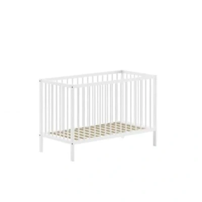 Afbeelding van Vipack Babybed Dino 60 x 120 cm verstelbaar Wit dennenhout 60x120