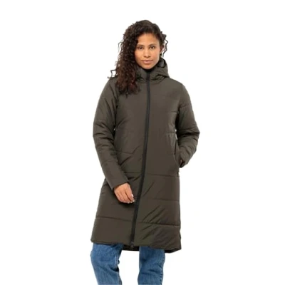 Afbeelding van Jack Wolfskin DEUTZER COAT W Dames Outdoorjas cold coffee Maat L