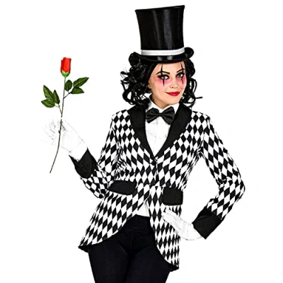 Afbeelding van W WIDMANN MILANO Party Fashion Harlekijnkostuum, frack, clown, circus, themafeest, carnaval