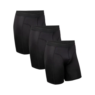 Afbeelding van DANISH ENDURANCE Sportboxershorts voor heren, ademend, zacht, anti wrijving, 3 stuks