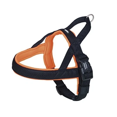 Afbeelding van Nobby norwegian tuig mesh preno oranje S/M buikband 38 50 cm + borstband 36 breedte 20/25 mm