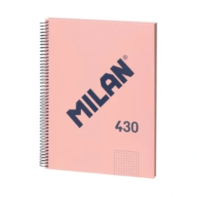 Afbeelding van Notitieboekje Milan 430 Roze A4 80 Lakens (3 Stuks)
