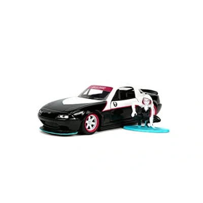Afbeelding van Jada Toys Marvel Ghost Spider 1990 Miata 1:32