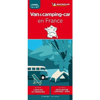 Afbeelding van Michelin 768 Van &amp; Camping Car Frankrijk Wegenkaart Kleurloos Reisboeken Kaarten