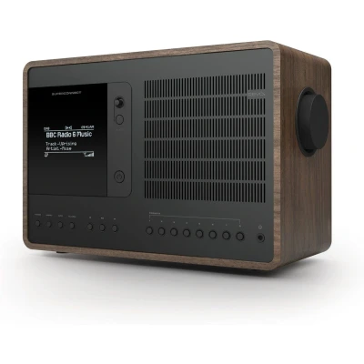 Afbeelding van Revo SuperConnect DAB+ internet radio en Spotify Walnoot/Zilver