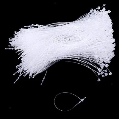 Afbeelding van 1000 stuks kunststof veiligheidsgespen in 2 maten 8,5 cm / 12,5 cm, voor kleding, schoenen en andere productetiketten