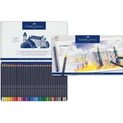 Afbeelding van Kleurpotloden Faber Castell Goldfaber set à 36 stuks assorti