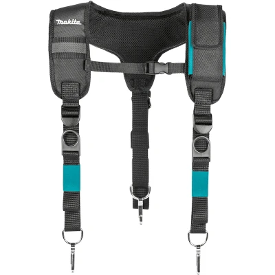 Afbeelding van Makita Gereedschapsgordel Beugel schouderbeugel zwart/blauw polyester 460 gram 520 mm voor het dragen van gereedschap