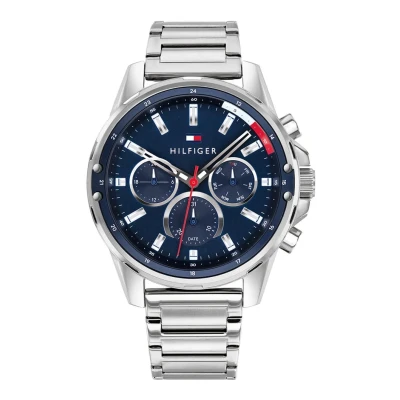 Afbeelding van Tommy Hilfiger heren Horloge TH1791788 in de kleur Zilver