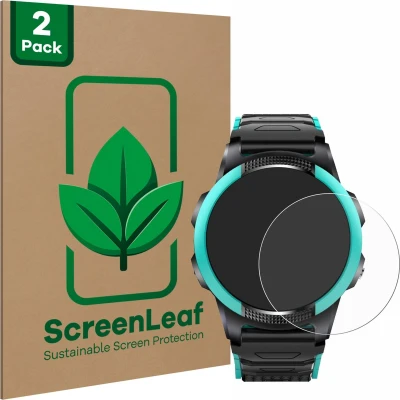 Afbeelding van ScreenLeaf Beschermfolie duurzame beeldschermbescherming Beeldschermbeschermfolie Helder Transparant, Smartwatch beschermfolie, Transparant