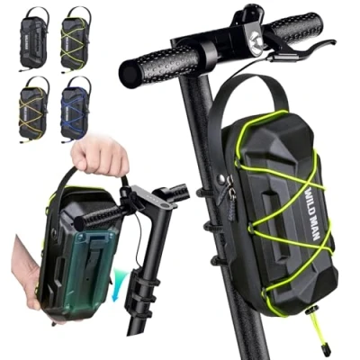 Afbeelding van Jeebel Waterdichte stuurtas voor Xiaomi Mijia Sedway Ninebot 2/3L E elektrische scooter met extra grote snelsluithouder en veelkleurig elastisch koord, voorvak