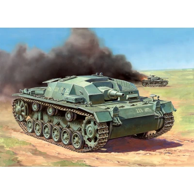 Afbeelding van Zvezda Sturmgeschütz Iii Ausf.b (Zve6155) modelbouwsets, hobbybouwspeelgoed voor kinderen, modelverf en accessoires