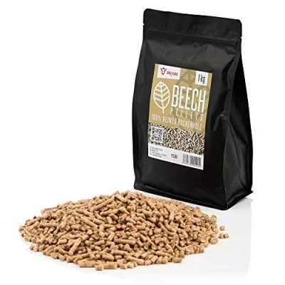 Afbeelding van BBQ Toro Grillpellets beuken 100% beukenhout 1 kg beukenpellets voor barbecue