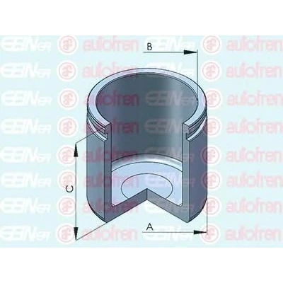 Afbeelding van AUTOFREN SEINSA D025299 Zuiger, remklauw 54 Vooras