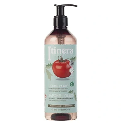 Afbeelding van ITINERA Regenererende Vloeibare Zeep met Sorrento Tomatenschil, 95% Natuurlijke Ingrediënten 370 ml / 1 stuks