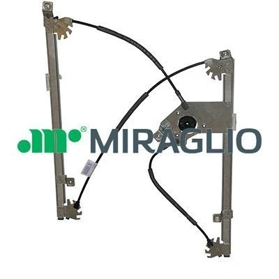 Afbeelding van Miraglio Raammechanisme Rechts voor Elektrisch Zonder elektro motor Met comfort functie 30/1405 RENAULT: CLIO 3, 3 Kasten