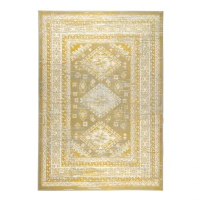 Afbeelding van Vintage Vloerkleed Aila Geel Polypropyleen 160 x 230 cm (M)
