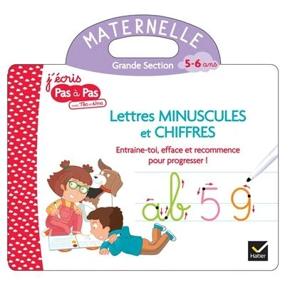 Image de Livre ardoise Téo et Nina GS Lettres minuscules chiffres