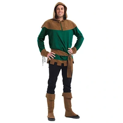 Afbeelding van Fun Shack middeleeuws kostuum voor heren, Robin Hood herenkostuum, herenkostuum M