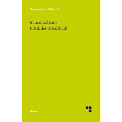 Afbeelding van Kritik der Urteilskraft