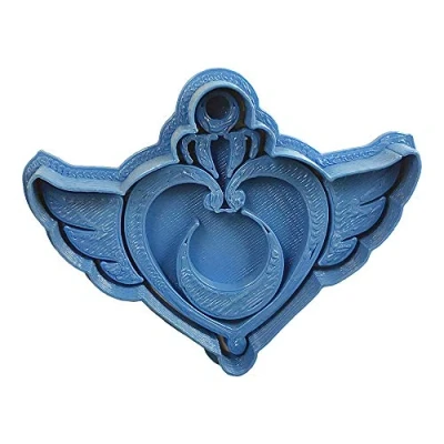 Afbeelding van Cuticuter Sailor Moon uitsteekvorm hart blauw