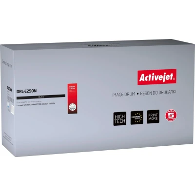 Afbeelding van Activejet, Toner, DRL E250N Drum (Vervanging voor Lexmark E250X22G Hoogste 30000 pagina&#039;s ) (BK)