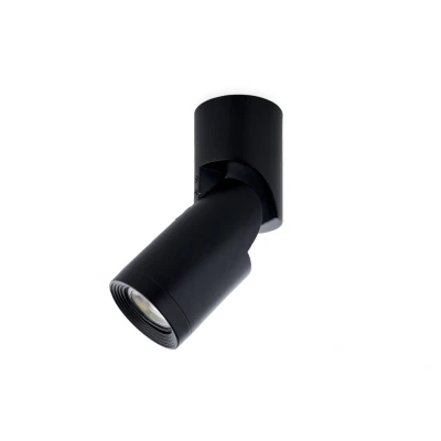 Afbeelding van Opbouwspot Rond, Kantelbaar, GU10 Fitting, Mat Zwart