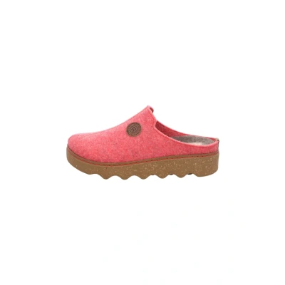 Afbeelding van Rohde Foggia D Femme Sabots Chaussons Sans fermeture Feutre Non doublé Régulateur de température, rouge, 36 EU