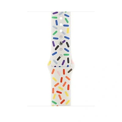 Afbeelding van Apple Watch bandje Pride (2023) voor Series 1 / 2 3 4 5 6 7 8 SE Ultra XL 42 44 45 mm Regenboog