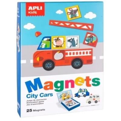 Afbeelding van Apli kids magneetspel voertuigen