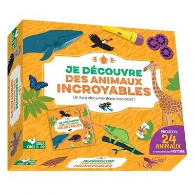 Image de Je découvre des animaux incroyables coffret avec lampe