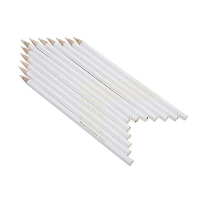 Afbeelding van Akozon Potloden, wateroplosbaar, wit, 12 stuks