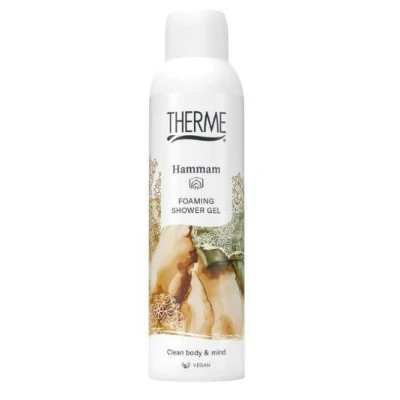 Afbeelding van 6x Therme Hammam Foaming Shower Mousse 200 ml