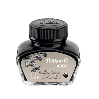 Afbeelding van Pelikan 4001 inkt in fles, zwart, 62,5 ml glanzend