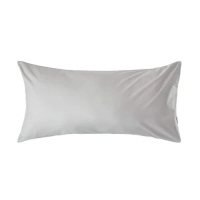 Afbeelding van Homescapes kussensloop 50 x 90 cm zilvergrijs, 100% Egyptisch katoen, draaddichtheid 200