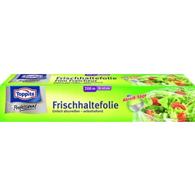 Afbeelding van Toppits Vershoudfolie 200 m in 45 cm breed, 1 verpakking (1 x stuk) XL, met scheurhulp